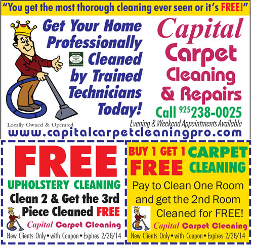 CapitalCarpetCleaning 500 Ads & Coupons