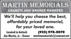 Martin Memorials
