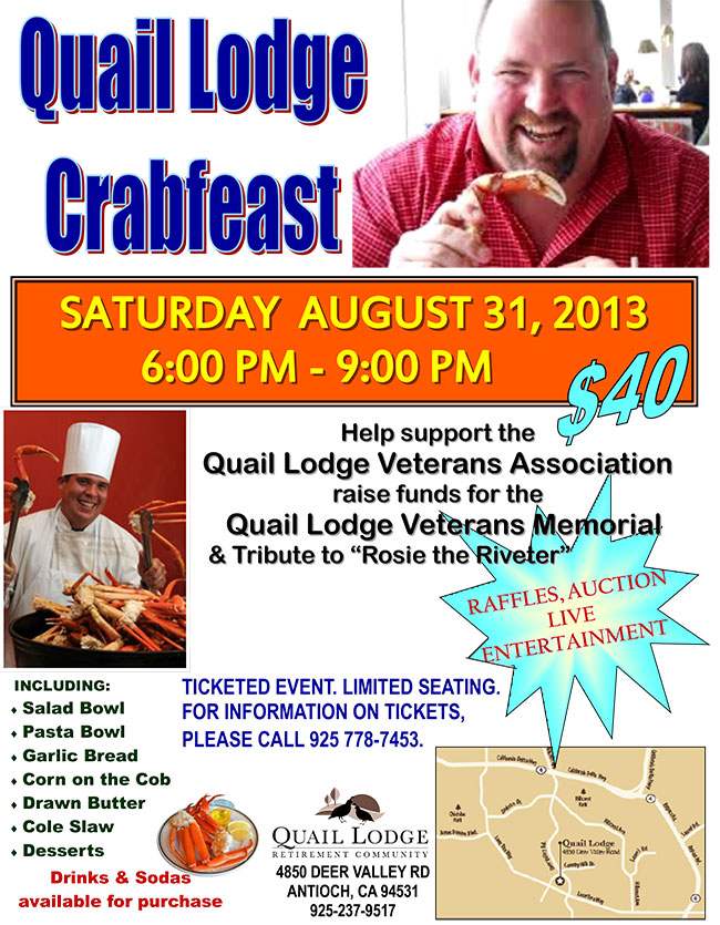Quail Lodge Crabfeast 8-31-13