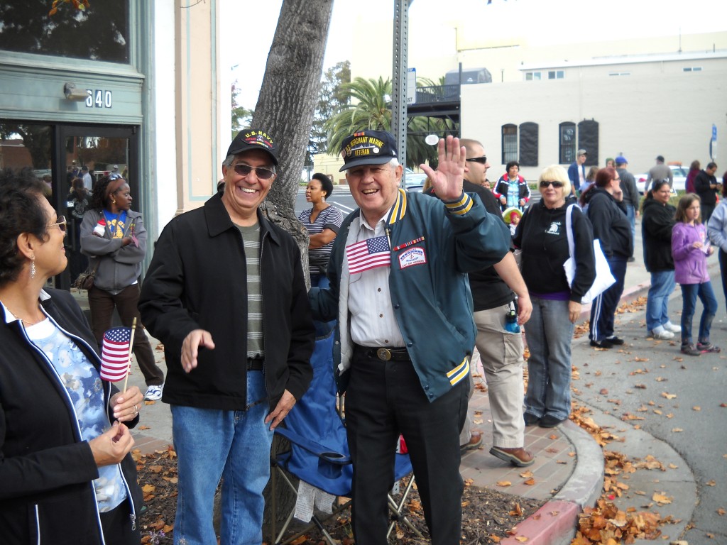 Local veterans enjoyed the parade.
