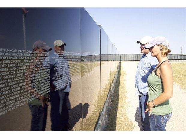 The Wall That Heals half-scale replica of the Vietnam Veterans Memorial in Washington D.C. - courtesy of www.hotbikeweb.com