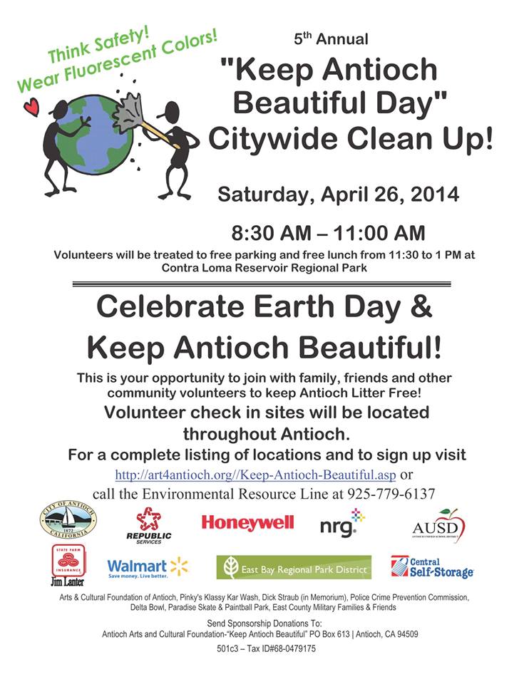 Keep Antioch Beautiful Earth Day 2014