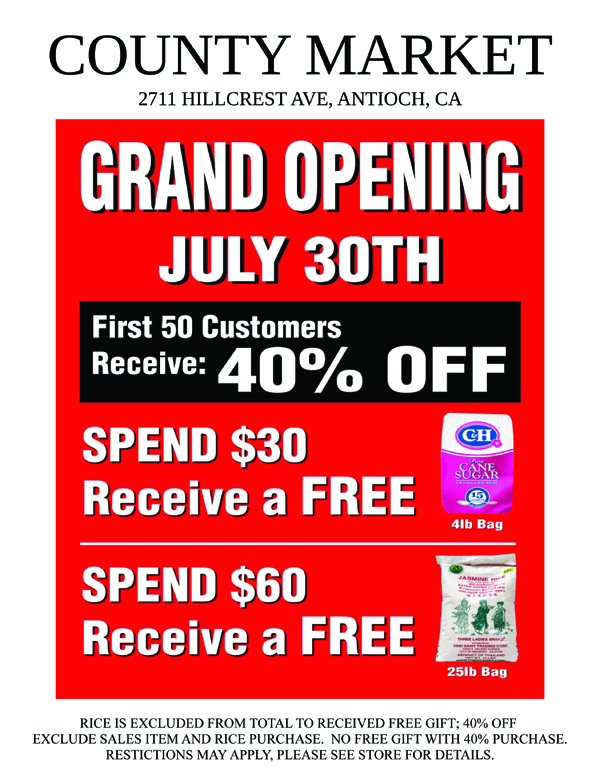 County Market Grand Opening