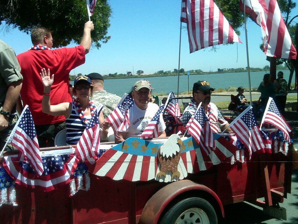 East County Veterans float