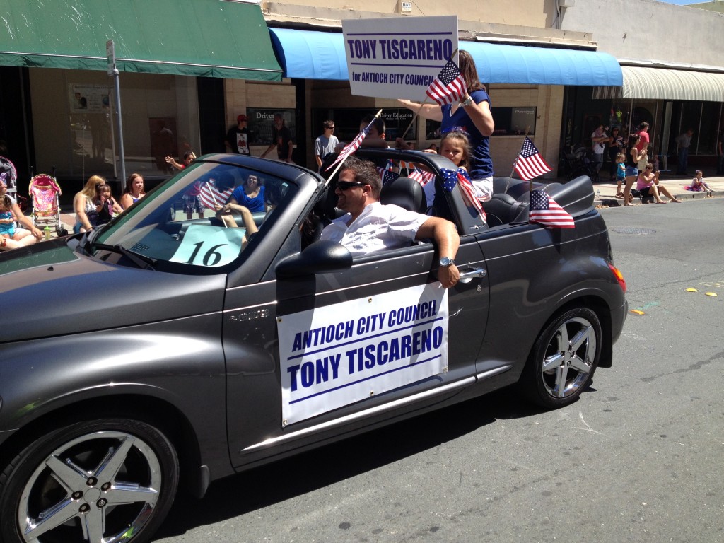 Councilman Tony Tiscareno car.