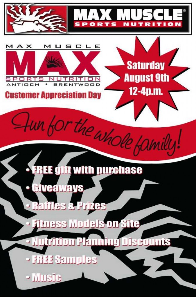 MaxMuscle Customer Appreciation Day 2014
