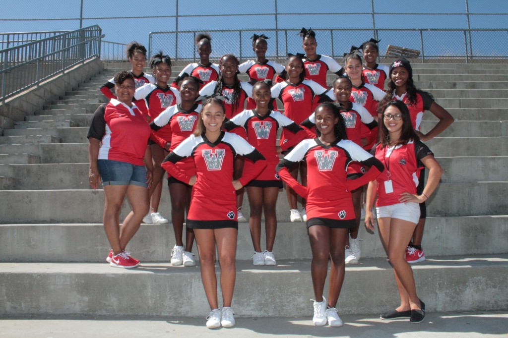 Delta Valley Wolfpack Cheerleading squad.