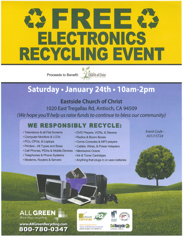 Electronics Recycling Event