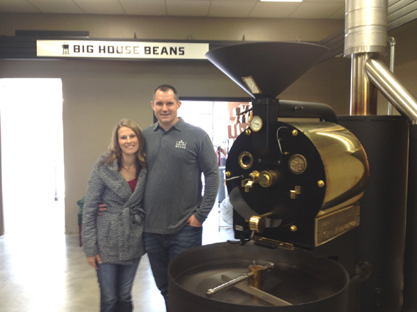 John and LeeAnn Krause with the San Franciscan Roaster at their Antioch location.