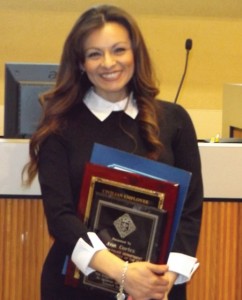 Antioch Police Department's 2015 Civilian Employee of the Year Ana Cortez.