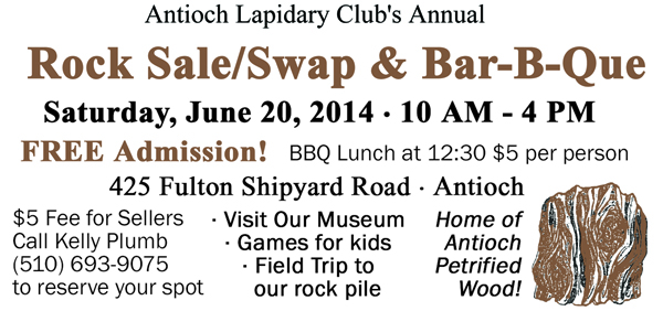 Antioch Lapidary Club Rock Sale 06-15