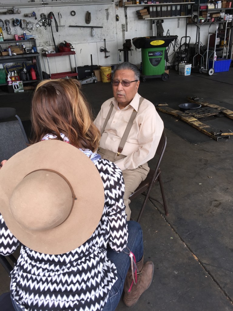 ARCO station owner, "Jack" Bhalla is interviewed the day after being held hostage for three hours, on Wednesday, May 27, 2015.