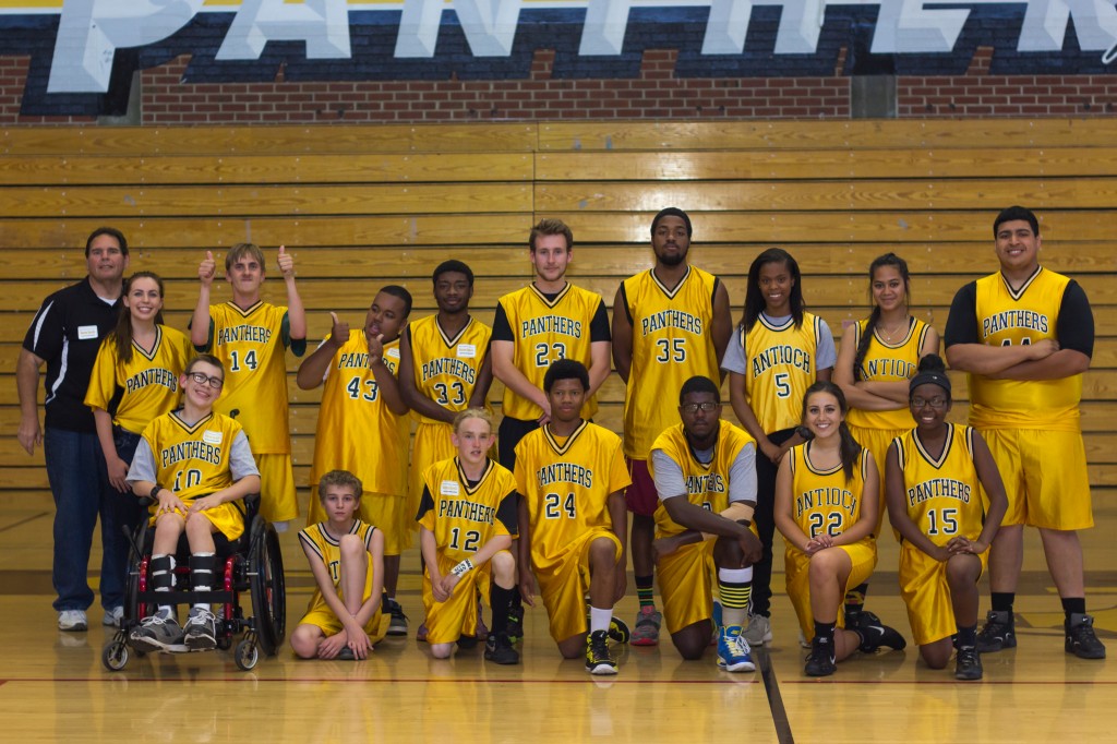 The Antioch High Unified Basketball Team. photo by Michael Pohl