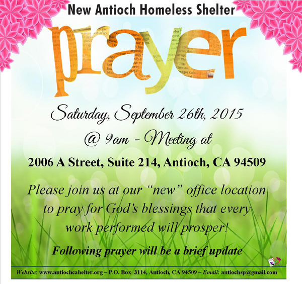 Prayer Meeting for new shelter