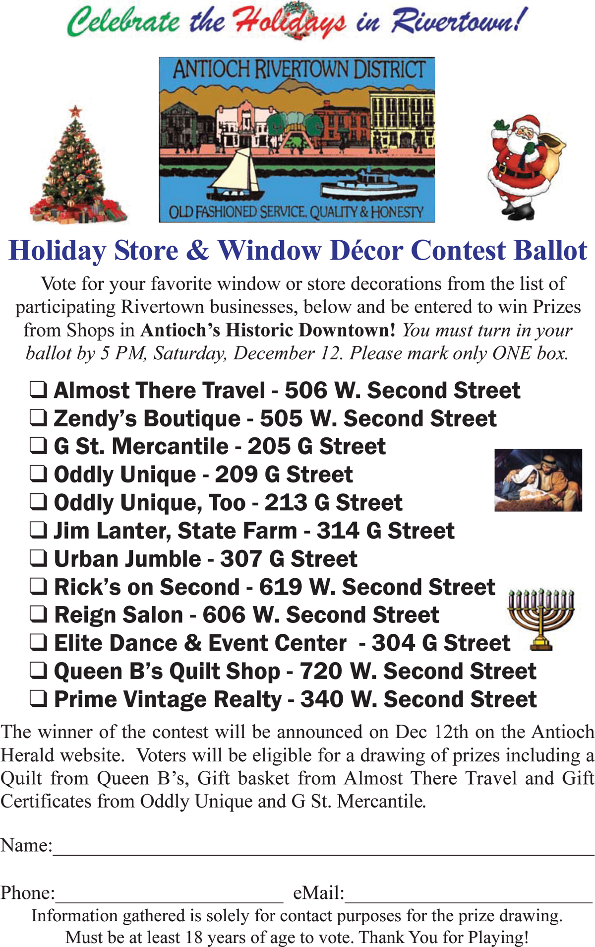 2015 Holiday Window Decor Contest Ballot web