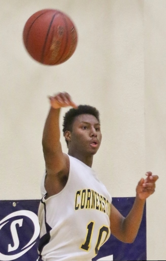 Cornerstone Christian School Basketball Team #10 player Devin Hicks, Antioch, Ca.,Feb.12. by Cathie Lawrence