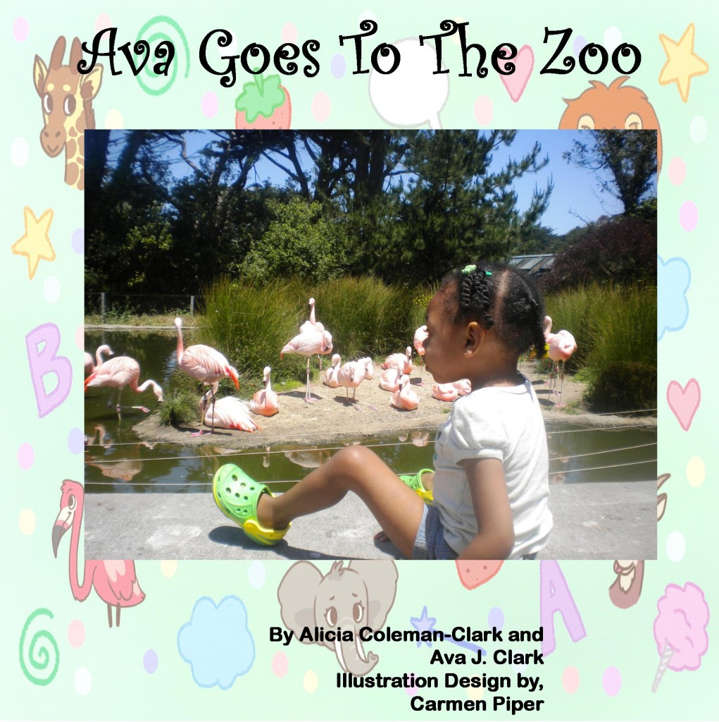 Book cover for "Ava Goes to the Zoo."