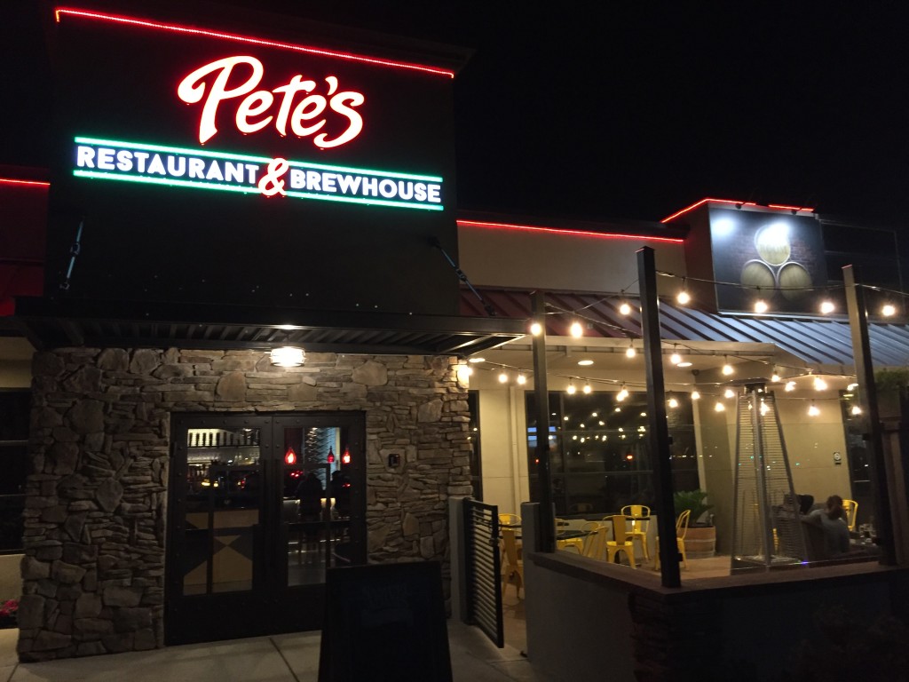 Pete's outside night