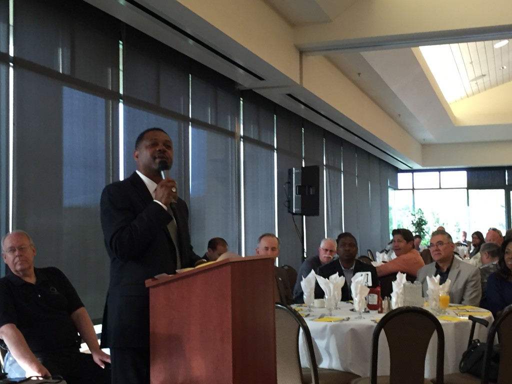 Antioch Mayor Wade Harper opened the annual Antioch Prayer Breakfast by leading the Pledge of Allegiance and with a prayer on Thursday, May 5.