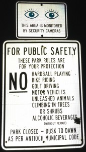 The sign at the entrance of the Antioch Marina parking lot.