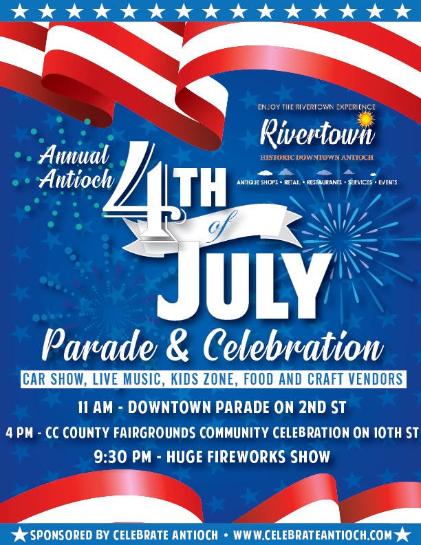 Antioch to celebrate 168th birthday and America’s independence on July