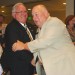 Citizen of the Year Winner Jim Lanter congratulates Lifetime Achievement Award winner Bill Chapman at the Chamber's Annual Gala.