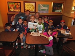 Cub Scouts Pack 153 Tiger Den 6 with Antioch Herald Publisher Allen Payton