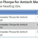 Hernandez-Thorpe for Antioch Mayor 2024