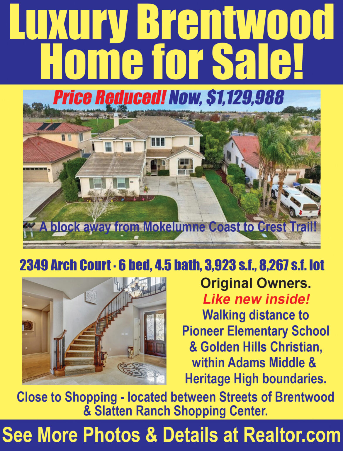 Luxury Brentwood home for sale Antioch Herald