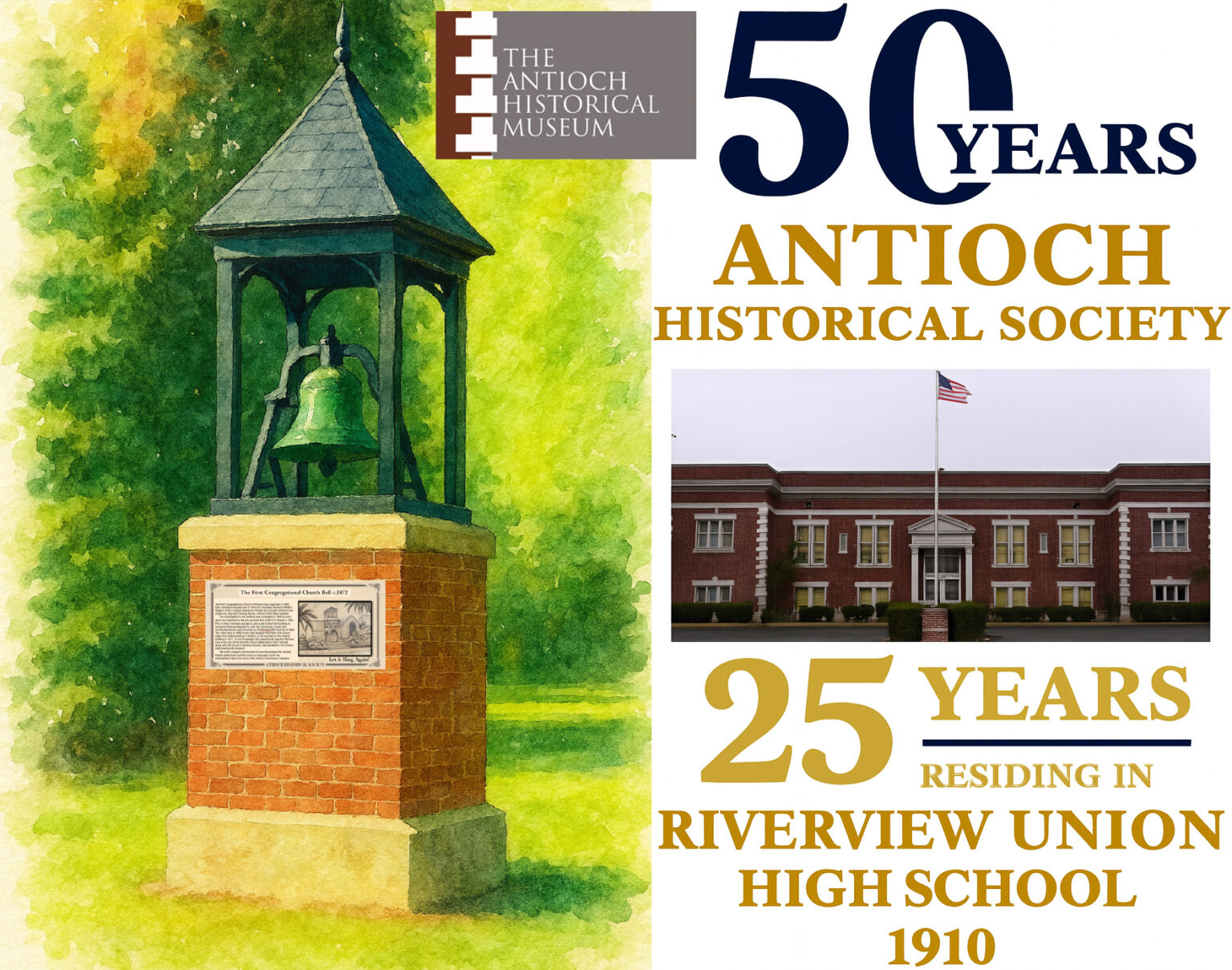 Antioch Historical Society to celebrate Unity Bell Tower dedication