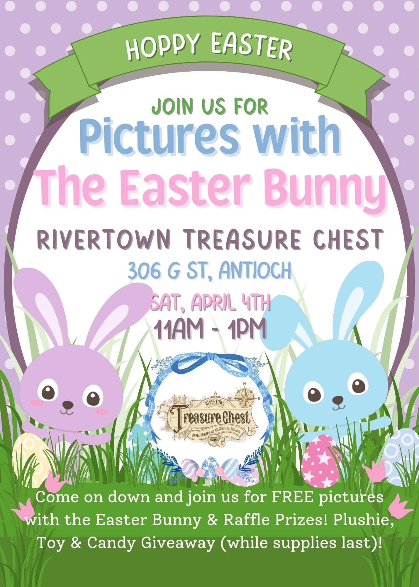 Easter Egg Hunts, photos with the Easter Bunny in Antioch’s historic ...