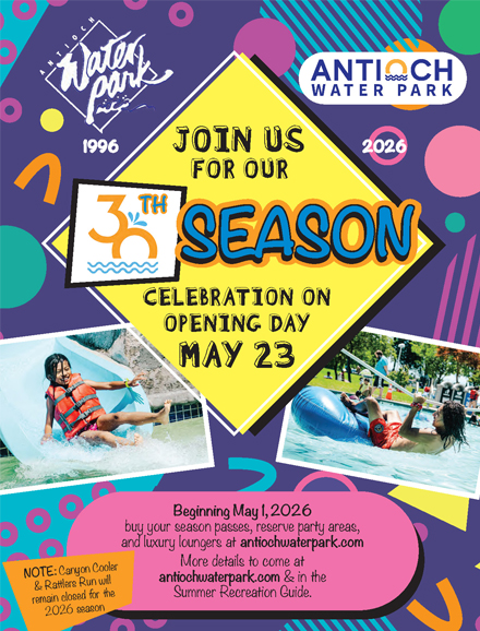 Rec Dept 05-26 Antioch Water Park 30th