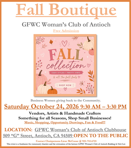 Woman's Club Fall Boutique 2026